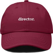 Dalix Director Embroidered Low Crown Cap