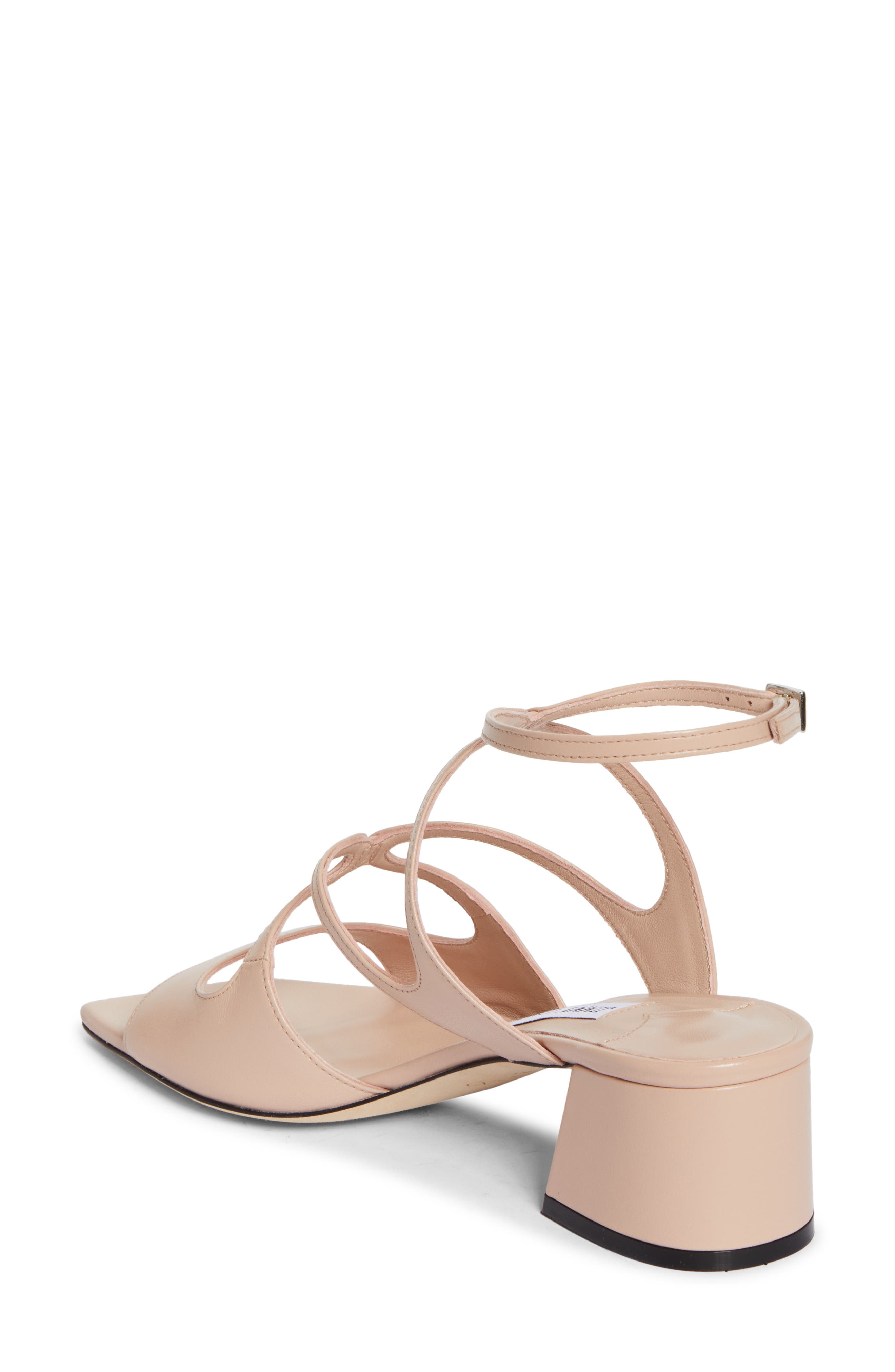 Jimmy Choo Azilia Ankle Strap Sandal, Alternate, color, Macaron