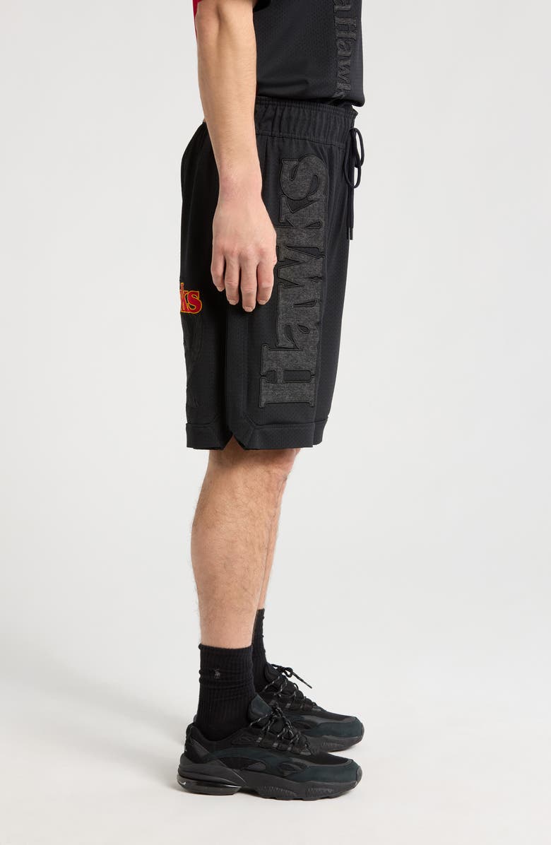 PURPLE BRAND Atlanta Hawks Mesh Shorts, Alternate, color,