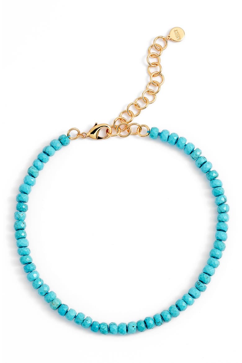 Turquoise Beaded Necklace, Main, color, TURQUOISE
