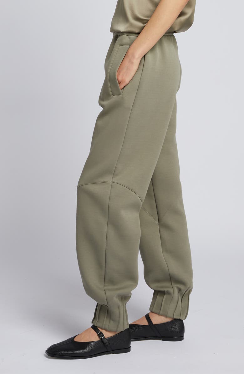 MM by Max Mara Vista Joggers, Alternate, color, Horn Grey Green
