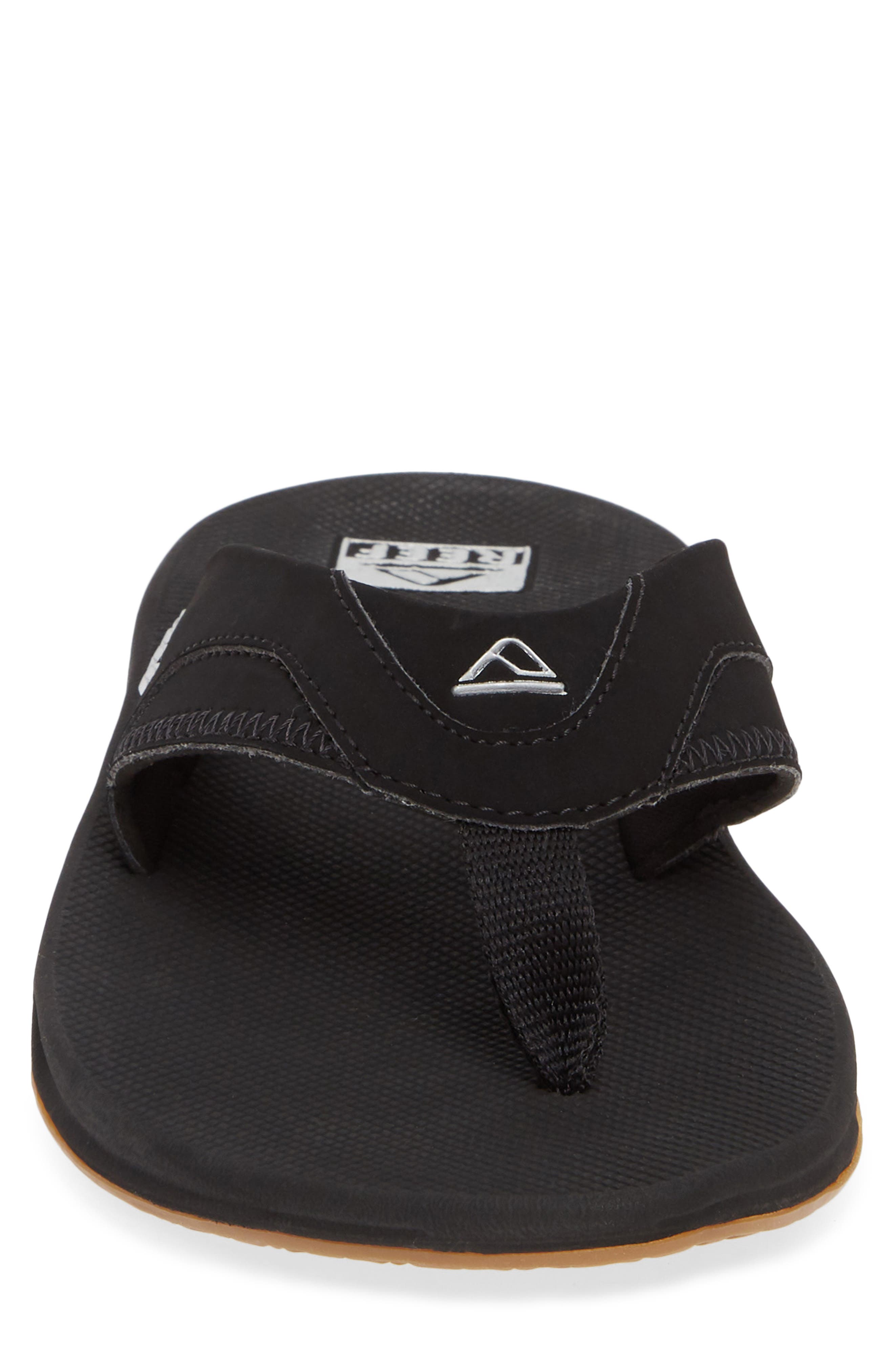 Fanning Low Flip Flop, Alternate, color, BLACK/SILVER