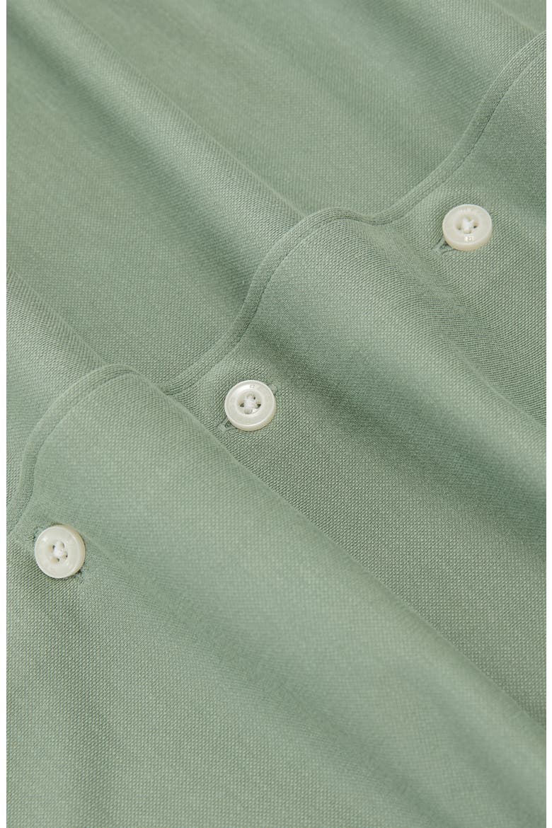 Davaro Button-Up Shirt, Alternate, color, GREEN