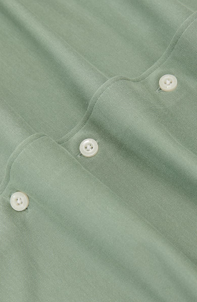 Reiss Davaro Button-Up Shirt, Alternate, color, Green