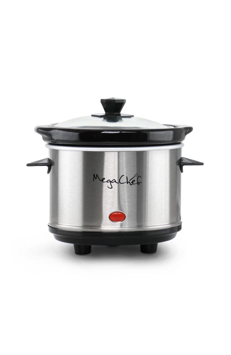 Megachef 8 Quart Slow Cooker with Bonus Mini 0.6 Quart Warmer, Alternate, color, 