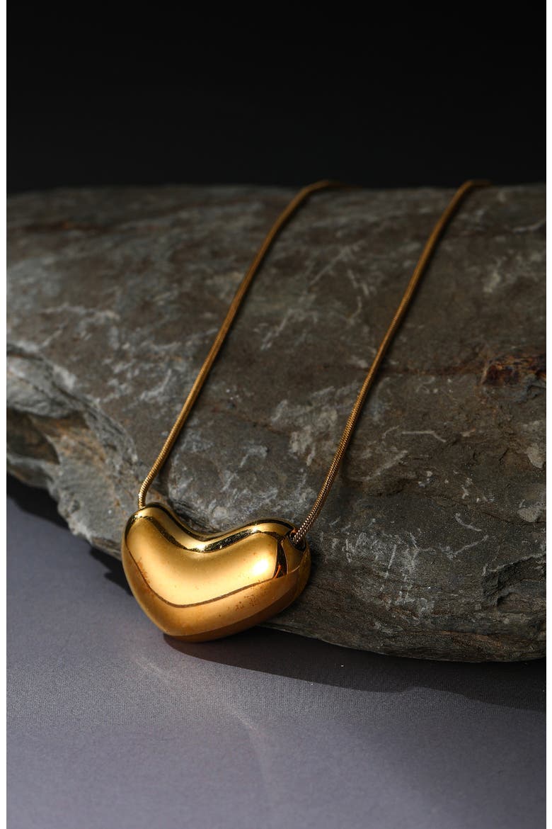 Heart of Heritage Gold Necklace, Alternate, color, Gold