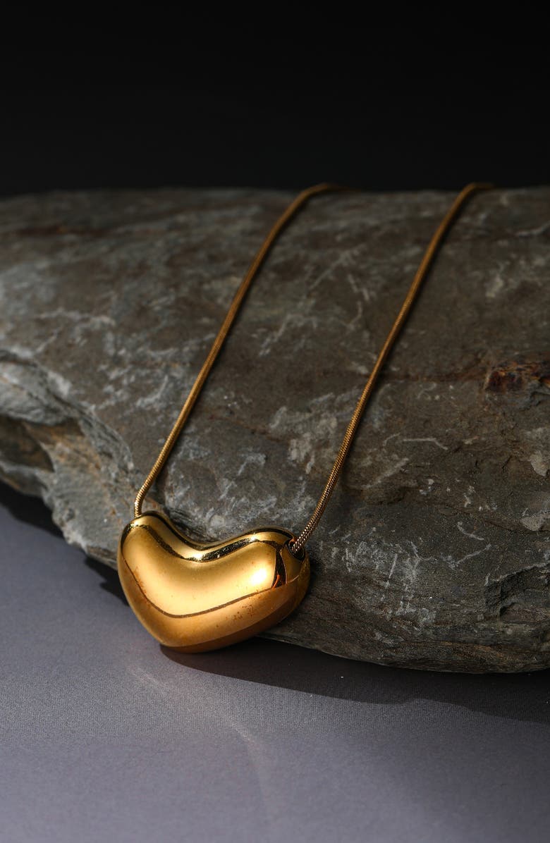 Kellery Heart of Heritage Gold Necklace, Alternate, color, Gold