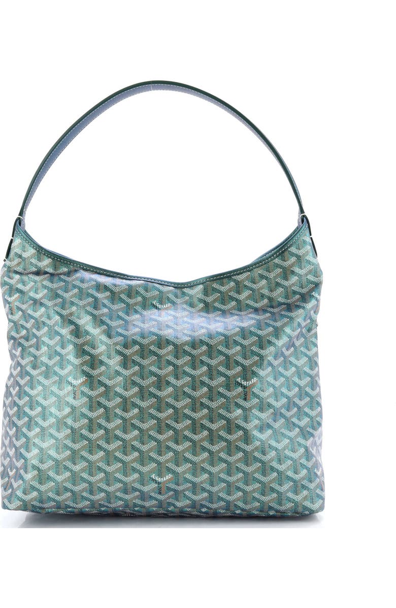Pre-Owned Goyard Boheme Hobo Iridescent Coated Canvas, Alternate, color, Green