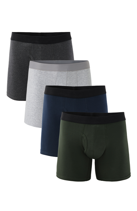 Everyday Boxer Brief 4-pack Made With Organic Cotton