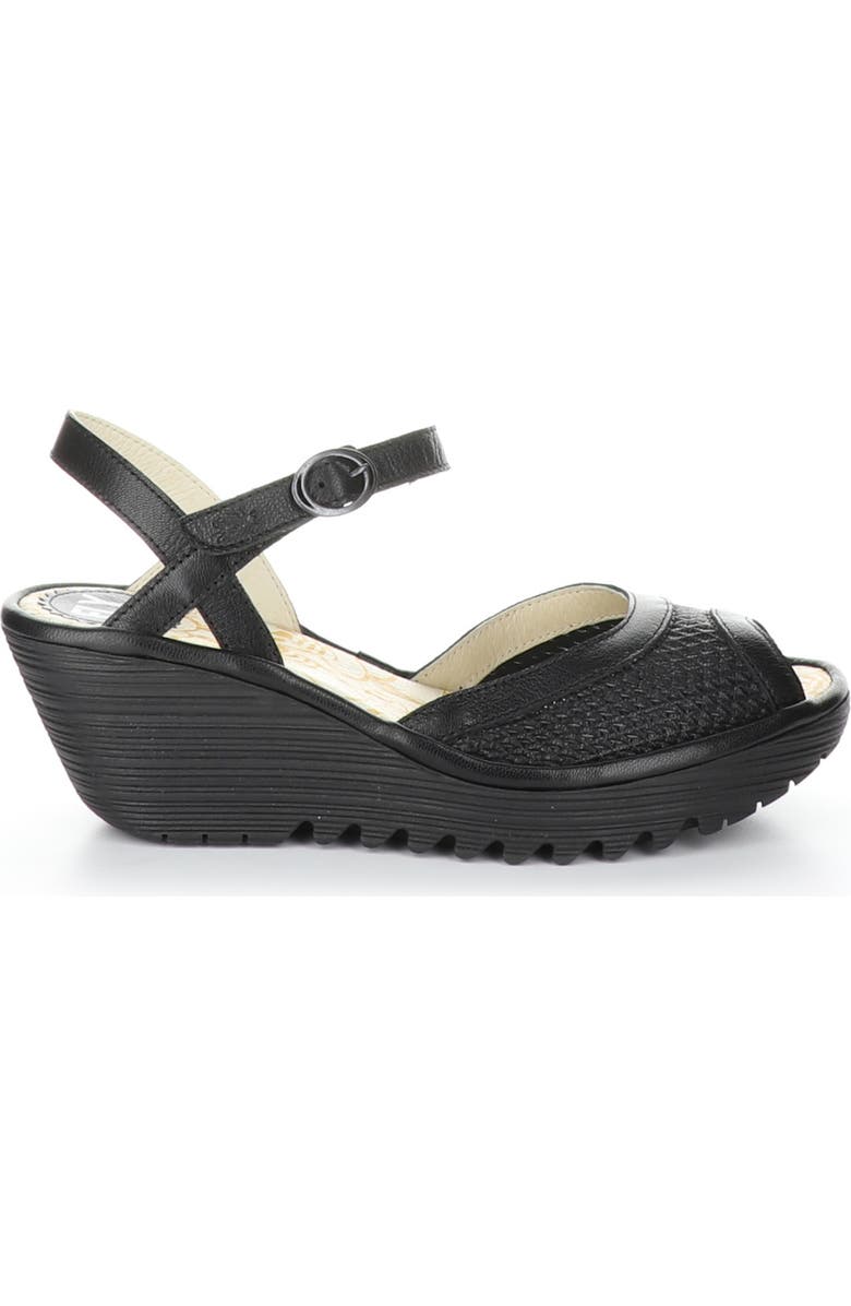 Fly London Yans Wedge Sandal, Alternate, color,