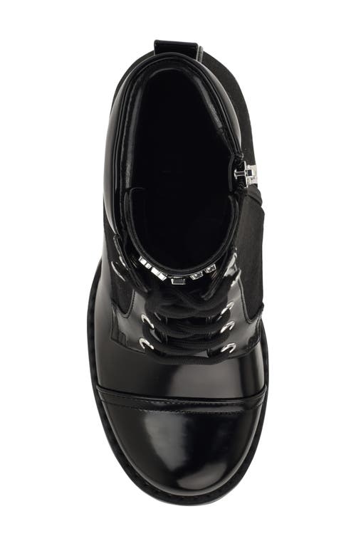 Guess Nellsan Lug Sole Bootie In Black
