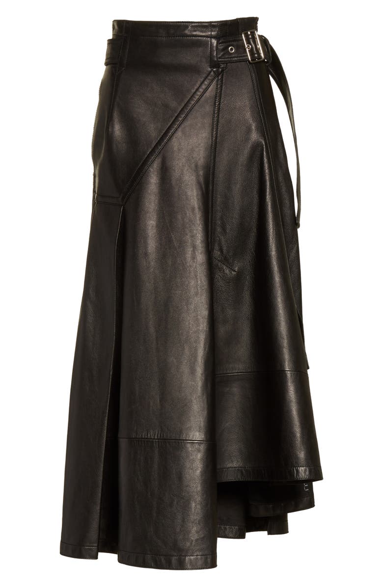 3.1 Phillip Lim Leather Utility Skirt, Alternate, color,