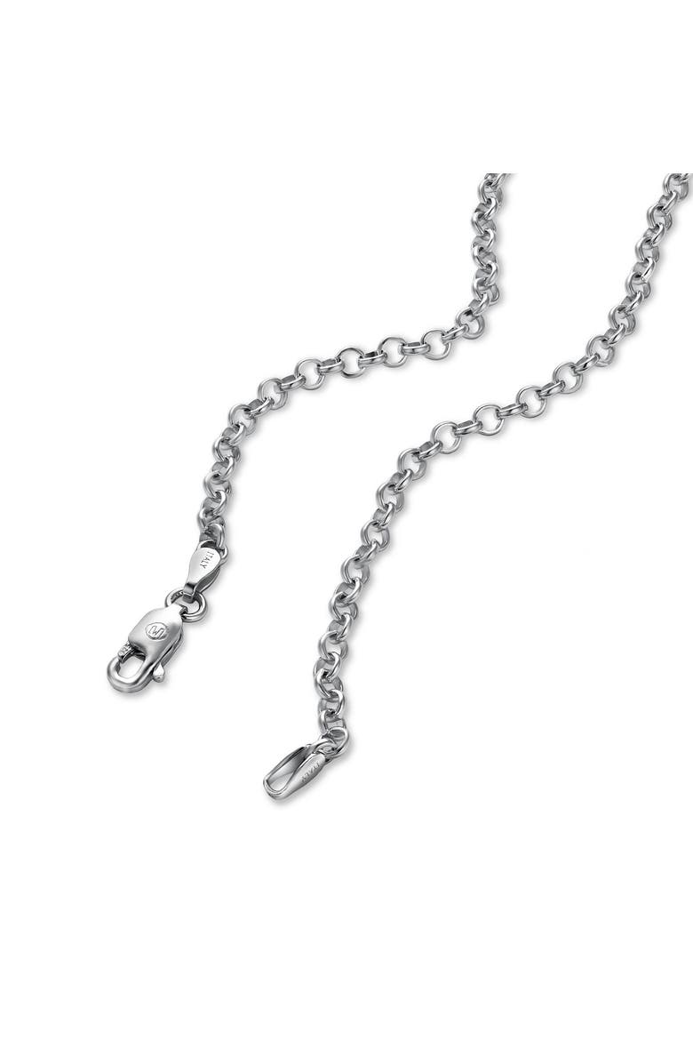 Kazuki Rolo Chain Necklace 925 Silver, Alternate, color, Sterling Silver