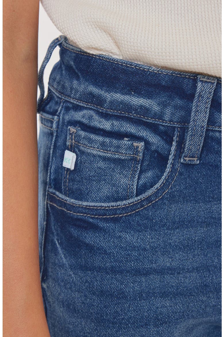 Royal High Rise Mini Straight Leg Jeans, Alternate, color, Medium Wash