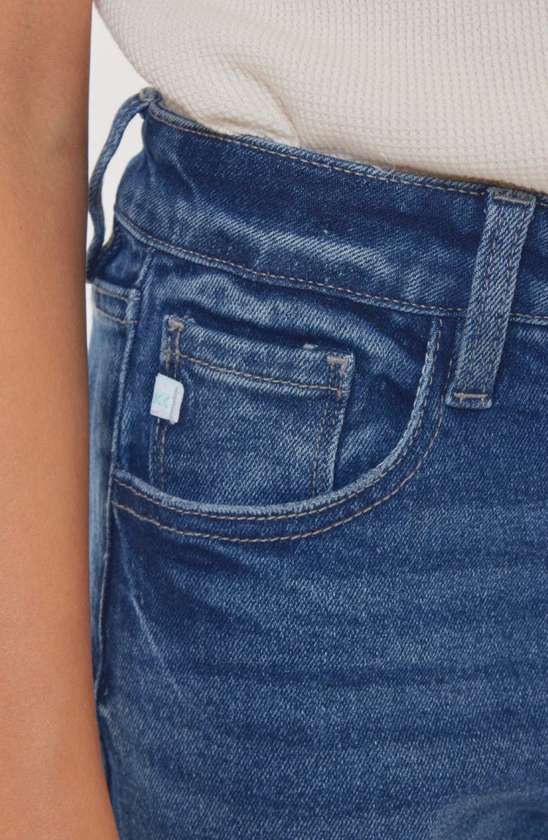 KanCan Royal High Rise Mini Straight Leg Jeans, Alternate, color, Medium Wash