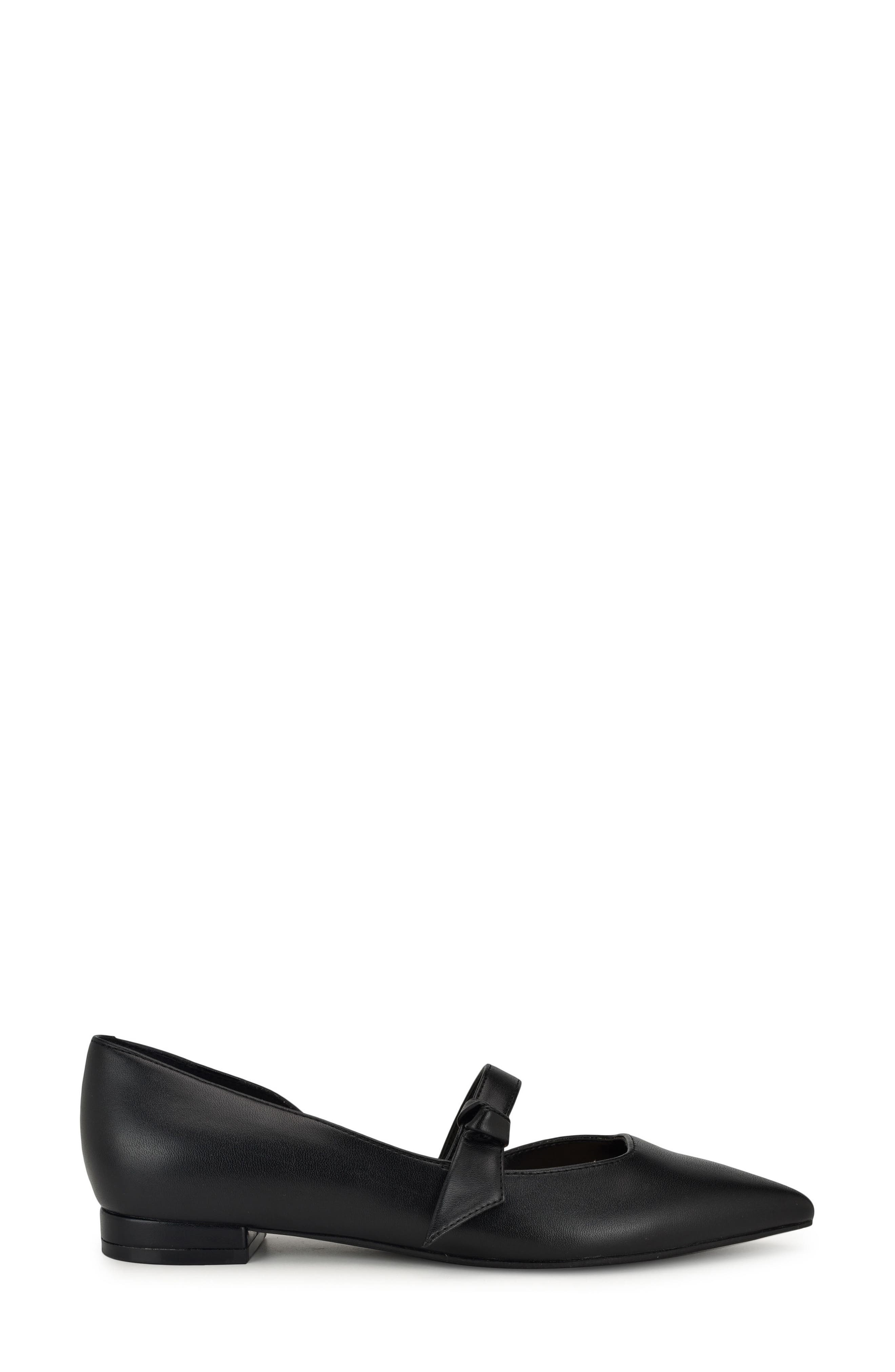 Nine West Lamond Mary Jane Flat, Alternate, color, Black