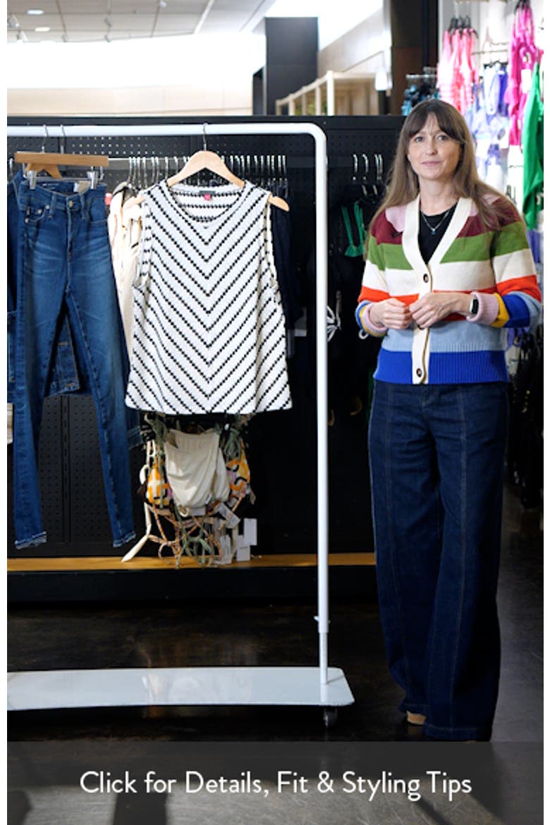 Chevron Stripe Sleeveless Top video