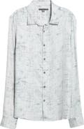 John Varvatos Luca Digital Print Button-Up Shirt