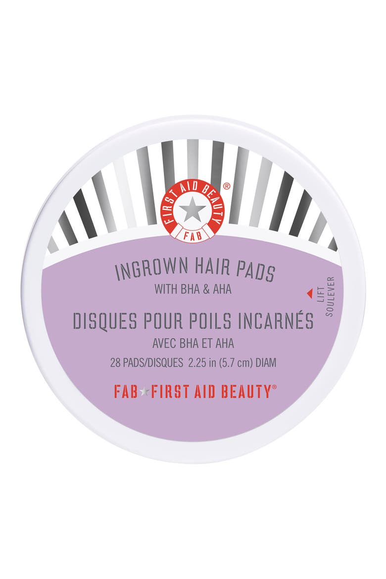 Ingrown Hair Pads with BHA & AHA, Main, color, NO COLOR