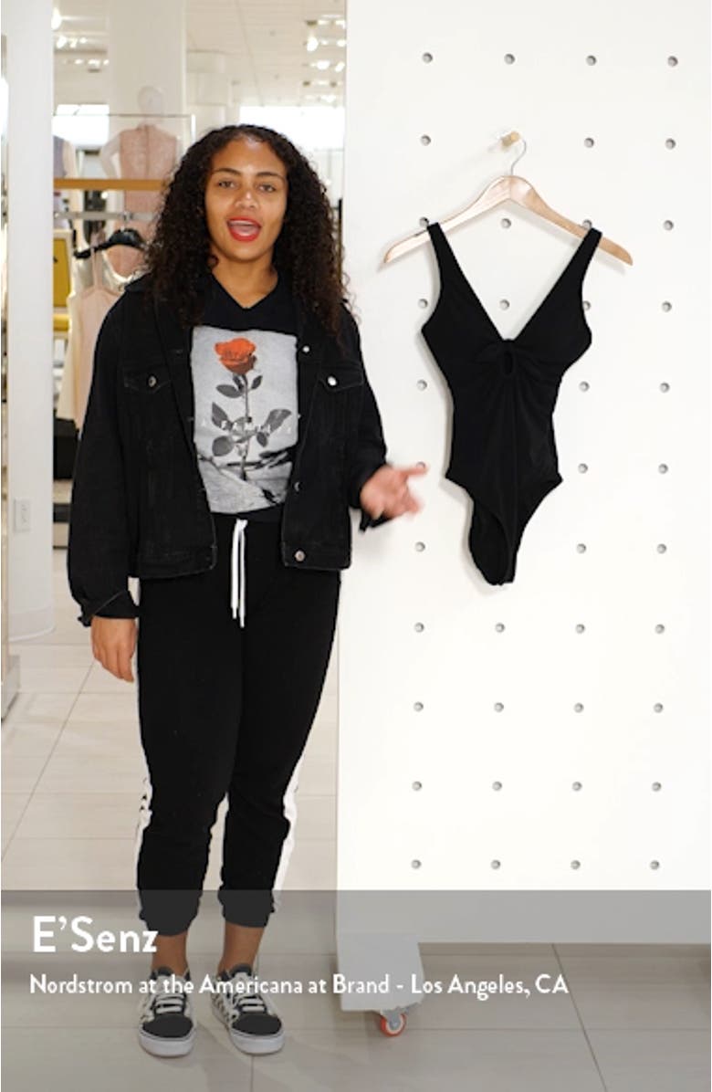 Ava Plunge Underwire One-Piece Swimsuit, sales video thumbnail