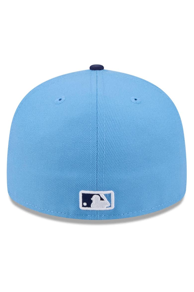 Men's New Era  Light Blue/Navy Tampa Bay Rays 2026 Spring Training 59FIFTY Fitted Hat, Alternate, color, Light Blue