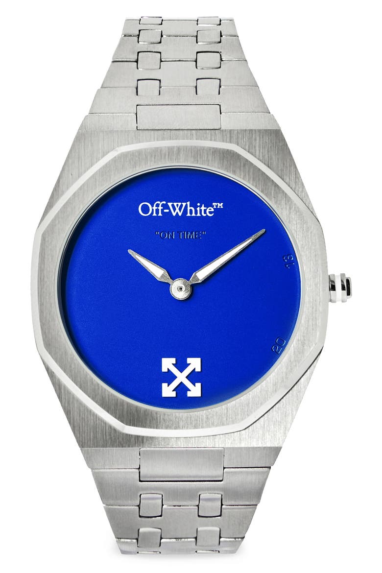 On Time Stainless Steel Quartz Watch, 39mm, Main, color, STAINLESS STEEL