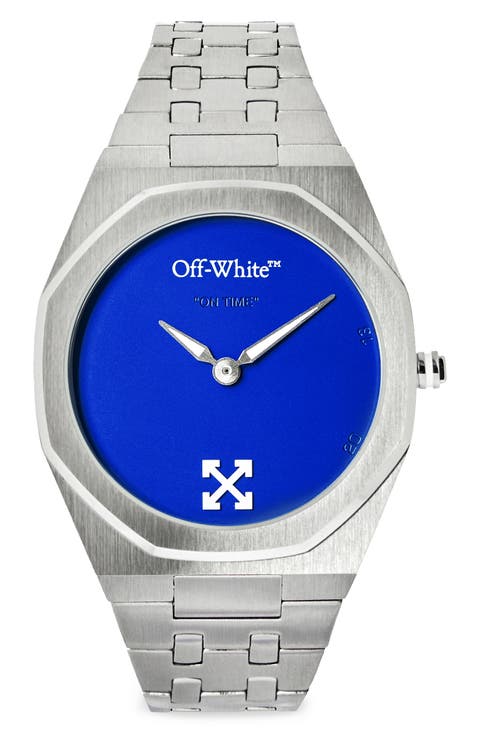 On Time Stainless Steel Quartz Watch, 39mm