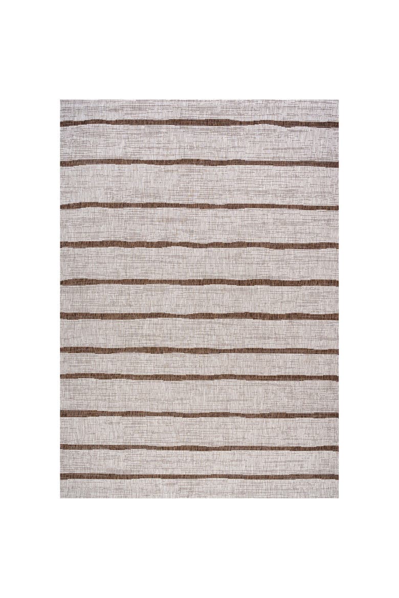 Colonia Berber Stripe Indoor/Outdoor Area Rug, Main, color, Beige/Brown