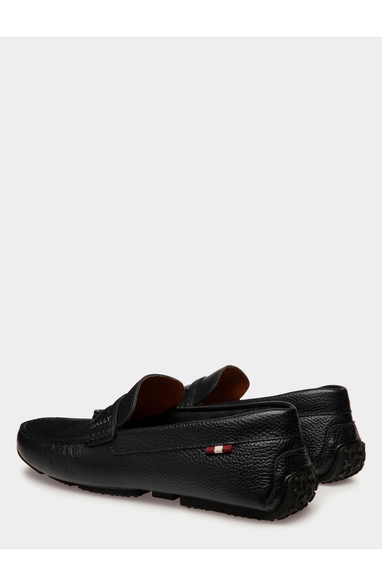 Bally Pilot Driver In Leather with Calf Leather Lining, Alternate, color, Black