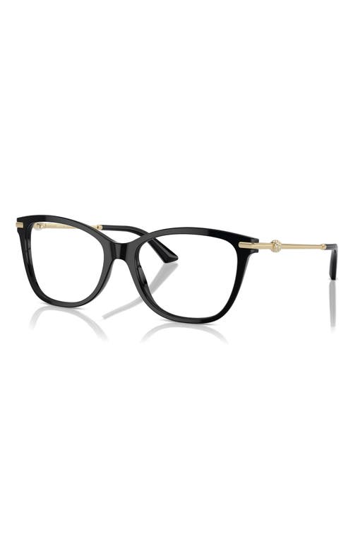 Jimmy Choo 54mm Pillow Optical Glasses In Black