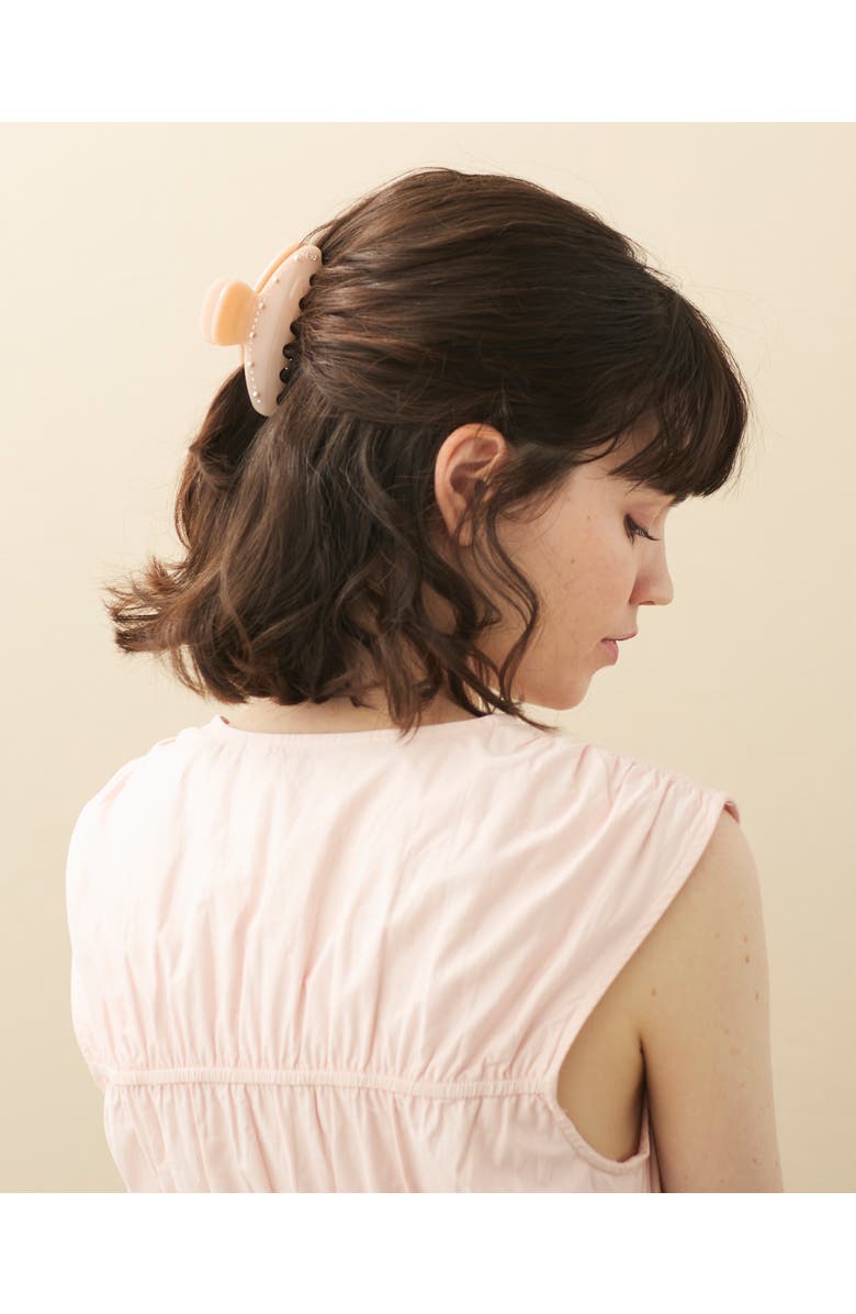 Alexandre de Paris Perle acetate hair clip, Alternate, color, Pink