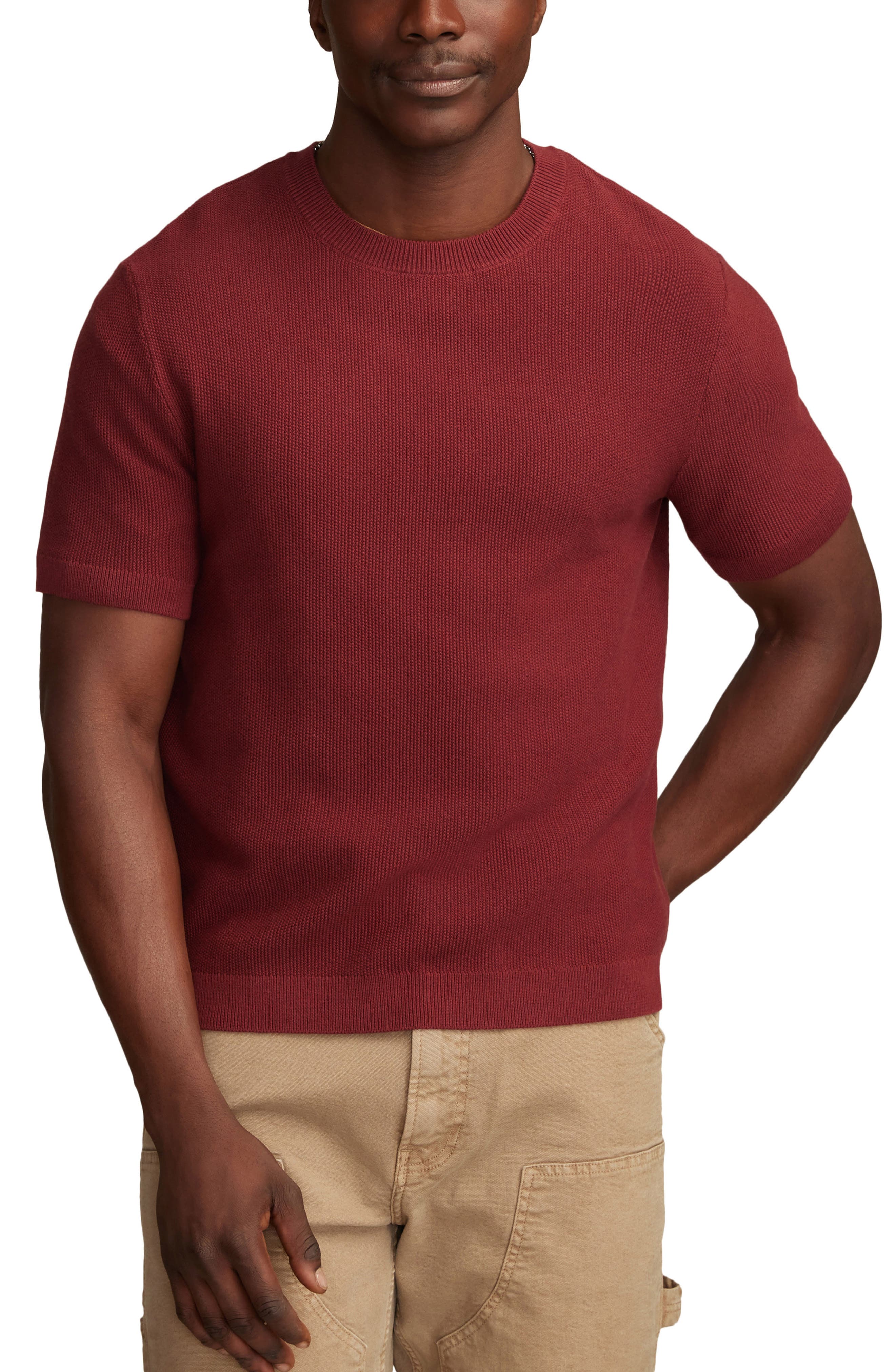 Rib Short Sleeve Sweater - image 3