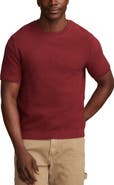 Lucky Brand Rib Short Sleeve Sweater