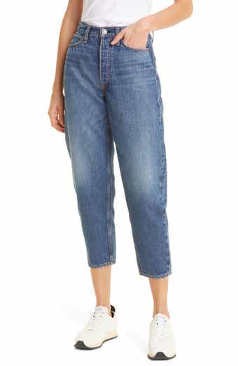 rag & bone Alissa High Waist Barrel Leg Crop Jeans