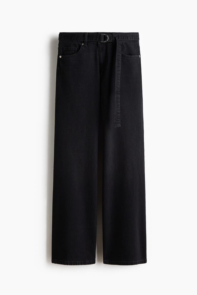 Wide Ultra High Jeans, Alternate, color, Black
