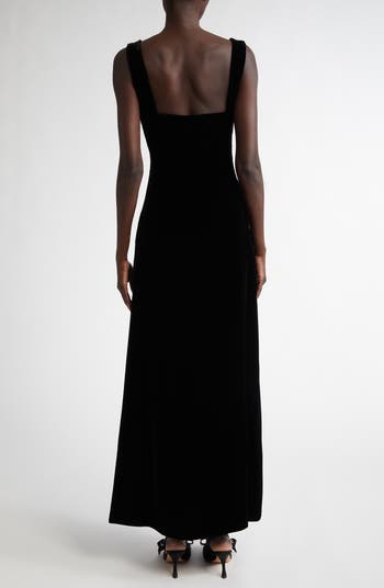 Giambattista Valli Crystal Bustier Velvet Gown | Nordstrom