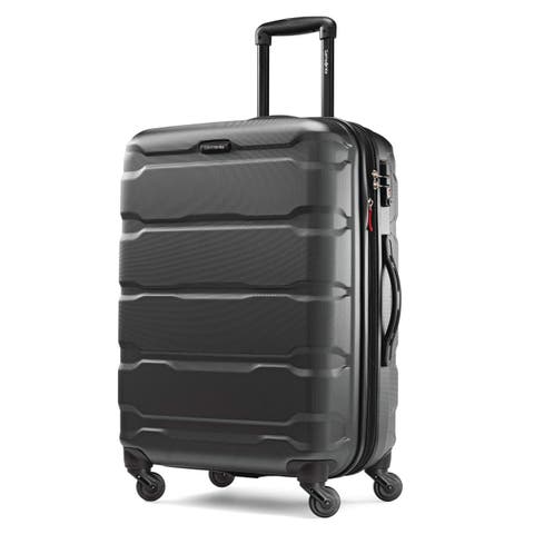 Omni PC Checked-Medium 24-Inch Hardside Expandable Luggage with Spinner Wheels