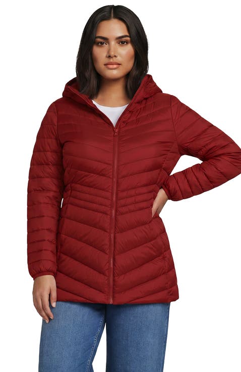 Plus Size Wanderweight Packable Down Long Jacket