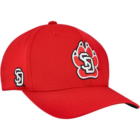 Men's Top of the World  Red South Dakota Coyotes Reflex Performance Flex Hat