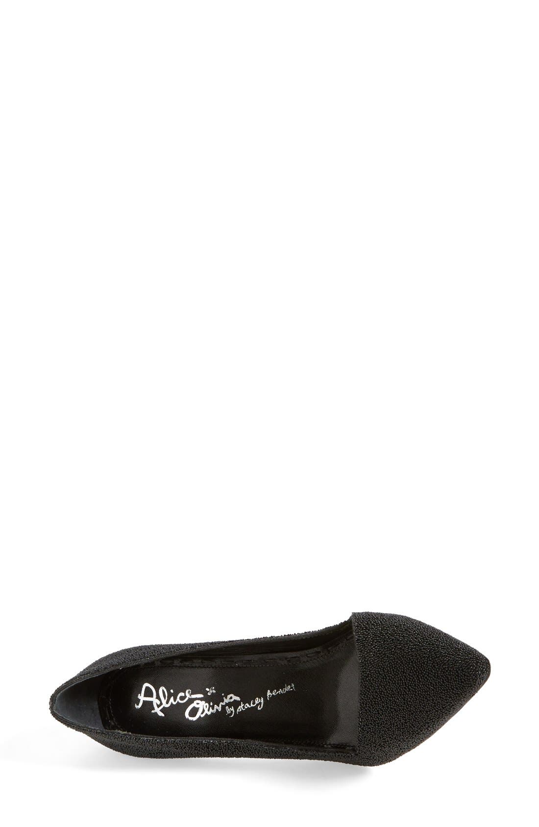 'Dina' Pump, Alternate, color, BLACK