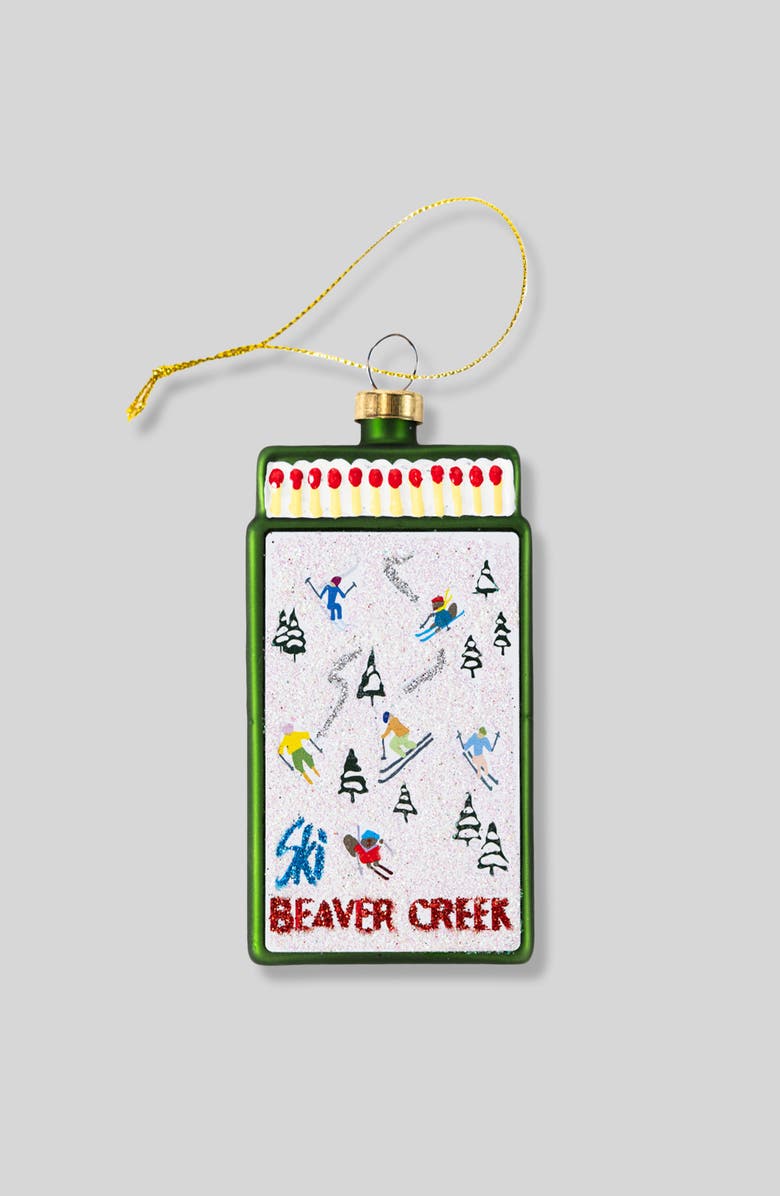 Furbish Matchbook Ornament - Beaver Creek, Main, color, 