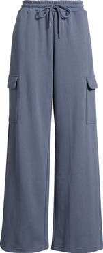 BP. Baggy Wide Leg Cargo Sweatpants