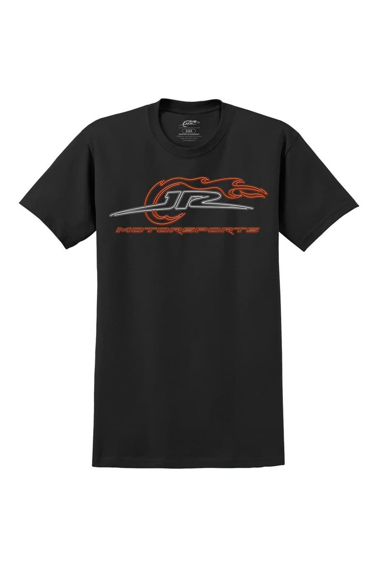 Neon Logo T-Shirt - Black, Alternate, color, Black
