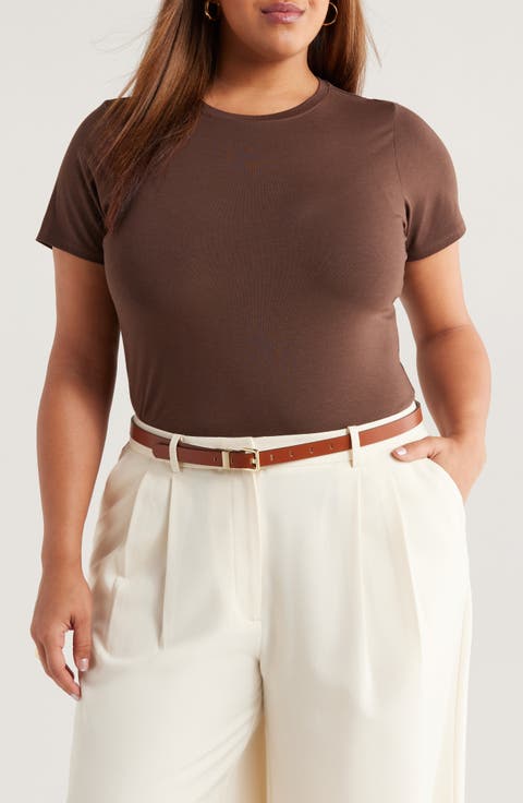 Brown Plus-Size Tops for Women | Nordstrom
