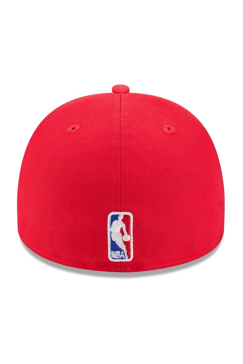 Men's New Era Red Atlanta Hawks 2025 NBA Draft A-Frame 59FIFTY Fitted Hat, Alternate, color, Red