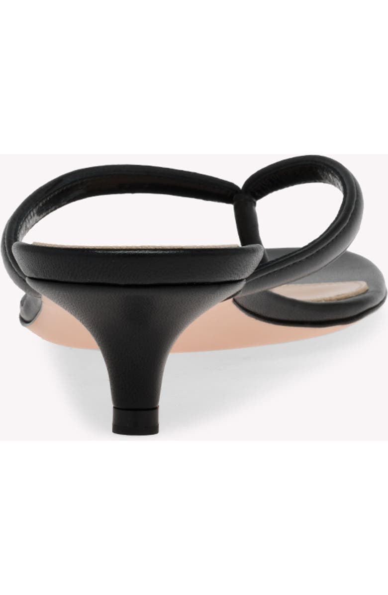 Gianvito Rossi Calypso Thong, Alternate, color, Black Lamb Leather