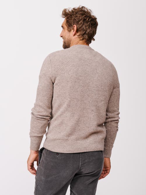 Aubin Phillips Lambswool Crew Neck Sweater In Gray