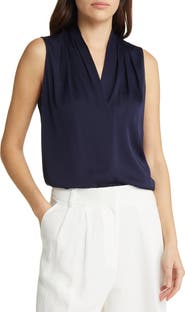 KOBI HALPERIN 'Mila' Sleeveless Stretch Silk Blouse