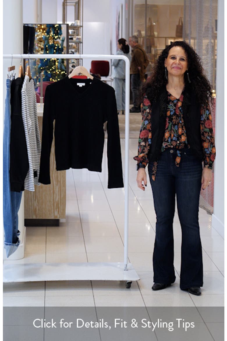 Cozy Rib High V-Neck Top video