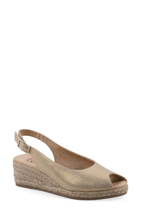 Maize Slingback Wedge Sandal (Women)